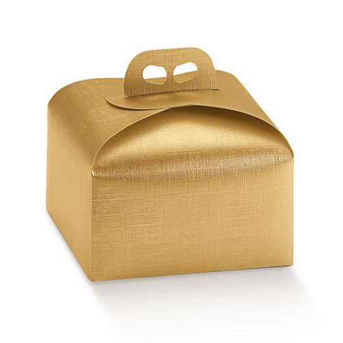 Gold panettone box